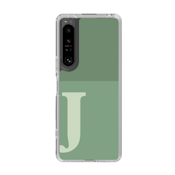 Slim Protection Case［ Original - initial two tone - J green ］