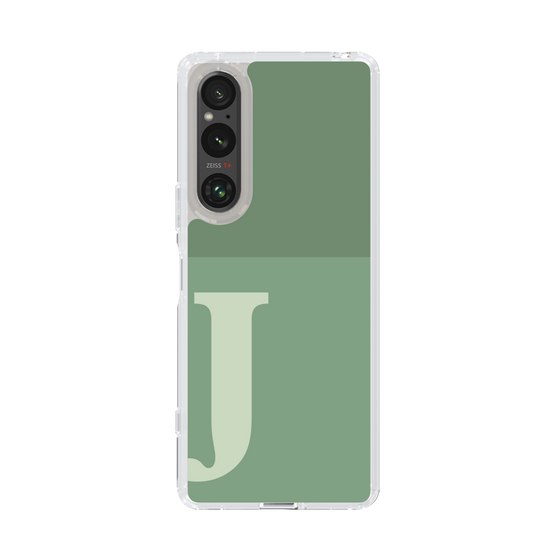 Slim Protection Case［ Original - initial two tone - J green ］