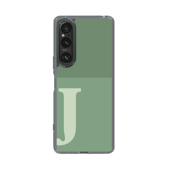 Slim Protection Case［ Original - initial two tone - J green ］