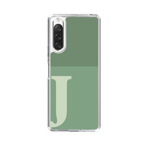 Slim Protection Case［ Original - initial two tone - J green ］