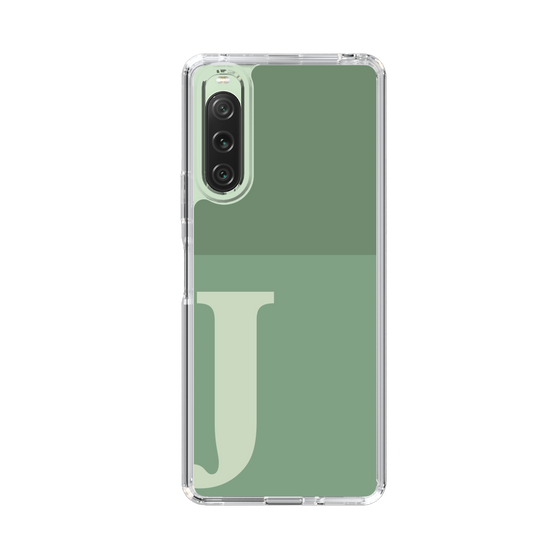 Slim Protection Case［ Original - initial two tone - J green ］