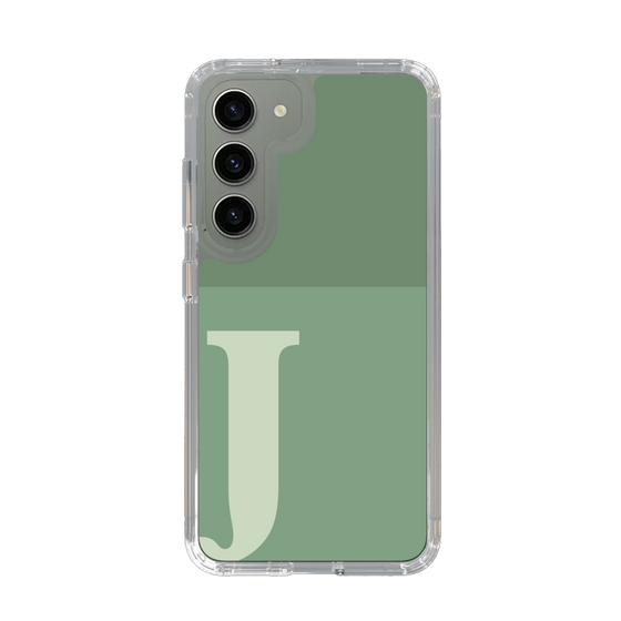 Slim Protection Case［ Original - initial two tone - J green ］