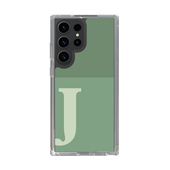 Slim Protection Case［ Original - initial two tone - J green ］