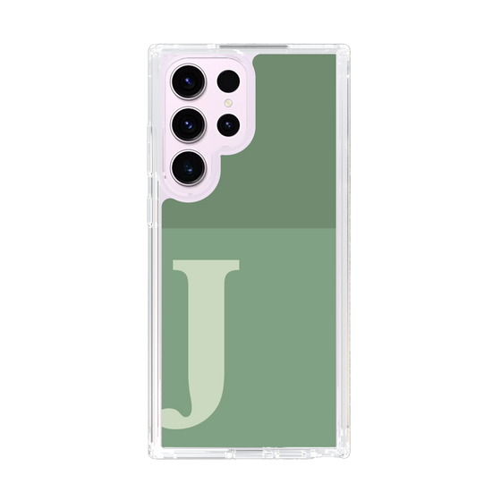 Slim Protection Case［ Original - initial two tone - J green ］