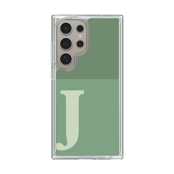 Slim Protection Case［ Original - initial two tone - J green ］