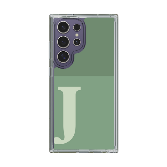 Slim Protection Case［ Original - initial two tone - J green ］