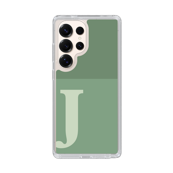 Slim Protection Case［ Original - initial two tone - J green ］