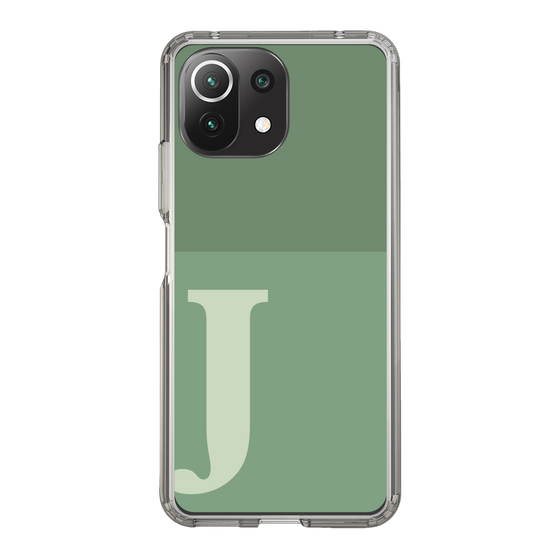 Slim Protection Case［ Original - initial two tone - J green ］