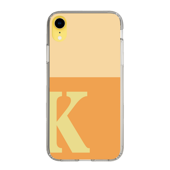 Slim Protection Case［ Original - initial two tone - K orange ］