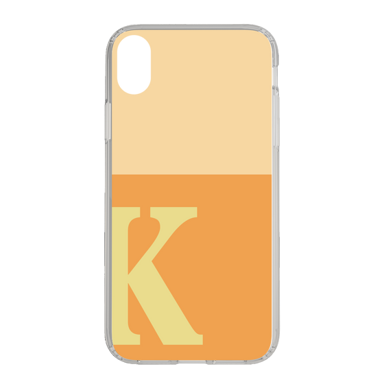 Slim Protection Case［ Original - initial two tone - K orange ］