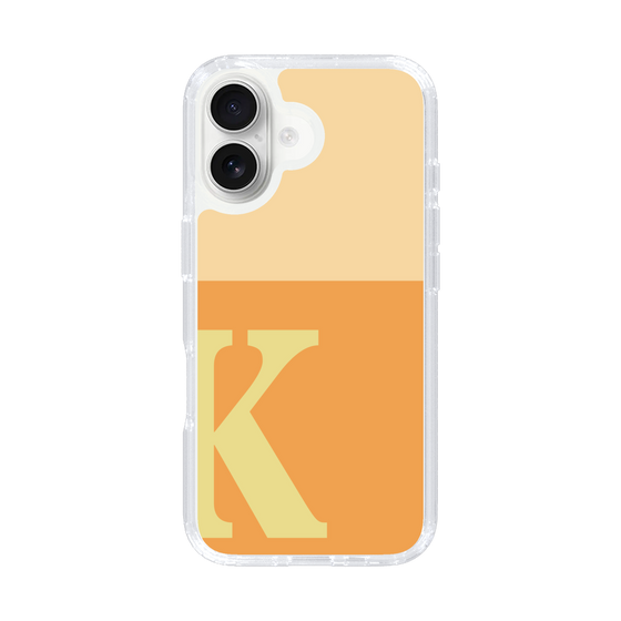 Slim Protection Case［ オリジナル - initial two tone - K orange ］