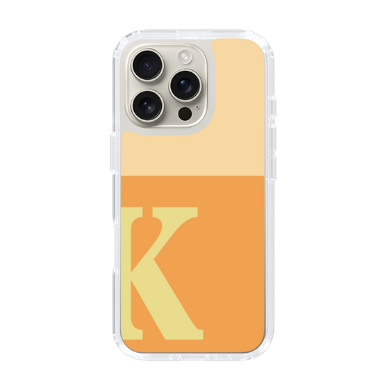 Slim Protection Case［ オリジナル - initial two tone - K orange ］