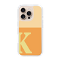 Slim Protection Case［ オリジナル - initial two tone - K orange ］