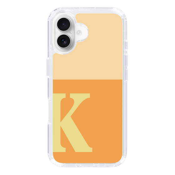 Slim Protection Case［ オリジナル - initial two tone - K orange ］