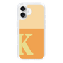 Slim Protection Case［ オリジナル - initial two tone - K orange ］