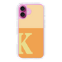 Slim Protection Case［ オリジナル - initial two tone - K orange ］