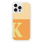 Slim Protection Case［ オリジナル - initial two tone - K orange ］