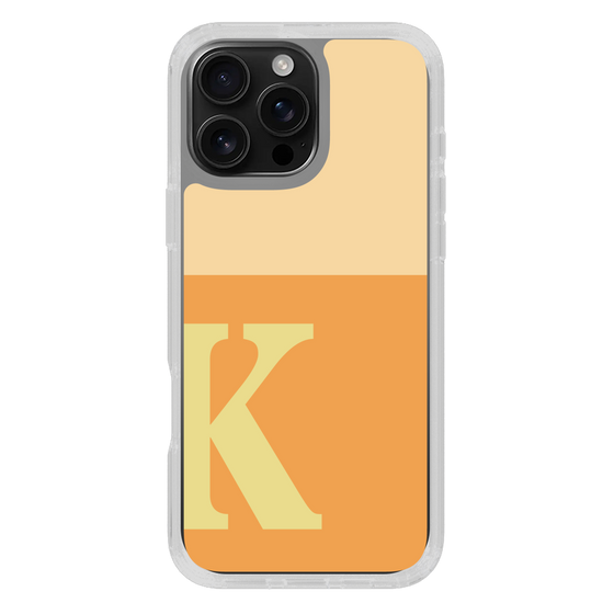 Slim Protection Case［ オリジナル - initial two tone - K orange ］