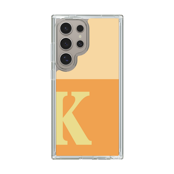 Slim Protection Case［ Original - initial two tone - K orange ］