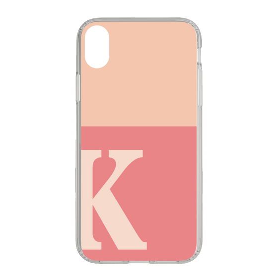 Slim Protection Case［ Original - initial two tone - K pink ］