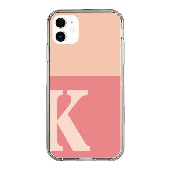 Slim Protection Case［ Original - initial two tone - K pink ］