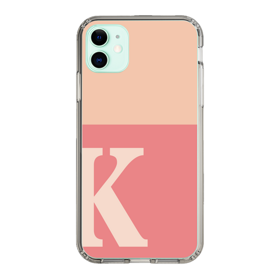 Slim Protection Case［ Original - initial two tone - K pink ］