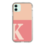 Slim Protection Case［ Original - initial two tone - K pink ］