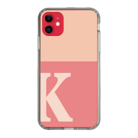 Slim Protection Case［ Original - initial two tone - K pink ］