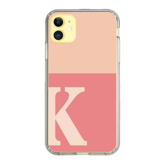 Slim Protection Case［ Original - initial two tone - K pink ］