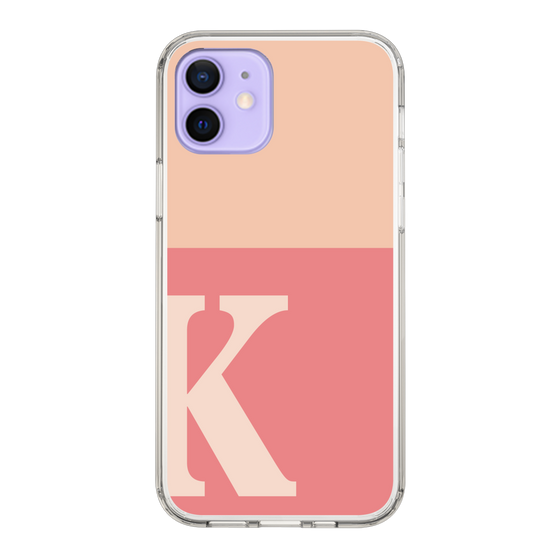 Slim Protection Case［ Original - initial two tone - K pink ］