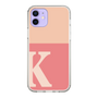 Slim Protection Case［ Original - initial two tone - K pink ］