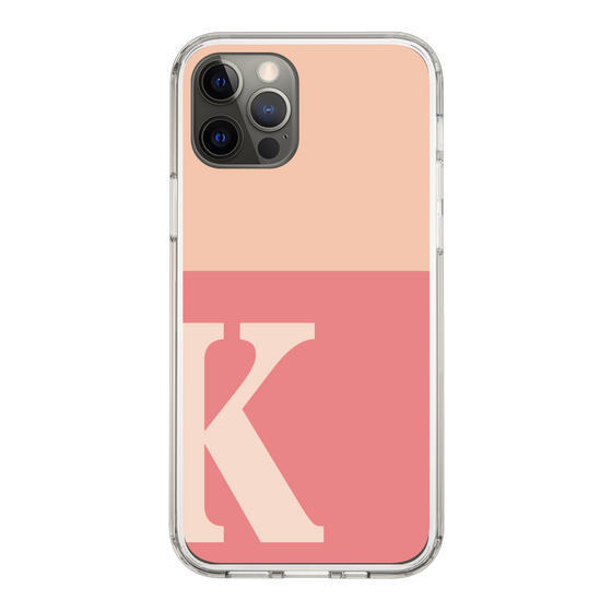 Slim Protection Case［ Original - initial two tone - K pink ］