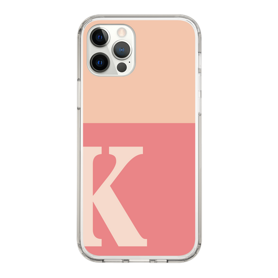 Slim Protection Case［ Original - initial two tone - K pink ］