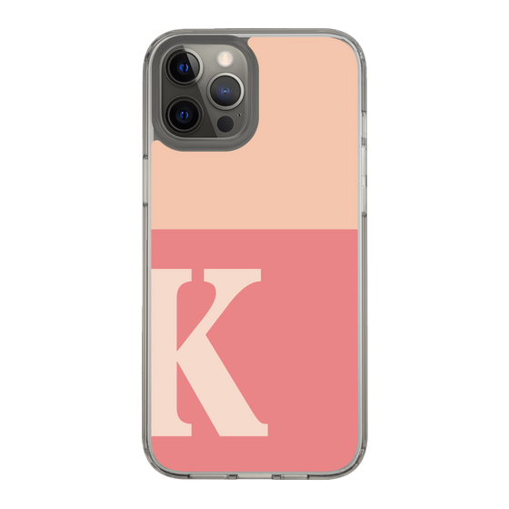 Slim Protection Case［ Original - initial two tone - K pink ］