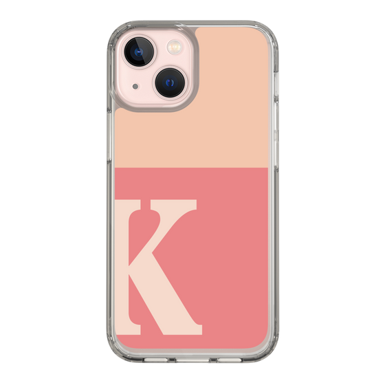 Slim Protection Case［ Original - initial two tone - K pink ］