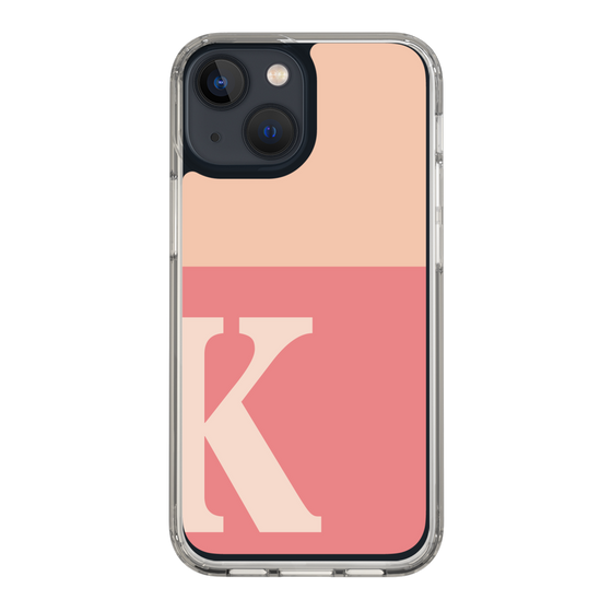 Slim Protection Case［ Original - initial two tone - K pink ］
