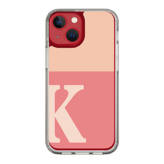 Slim Protection Case［ Original - initial two tone - K pink ］