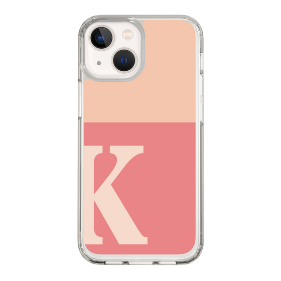 Slim Protection Case［ Original - initial two tone - K pink ］