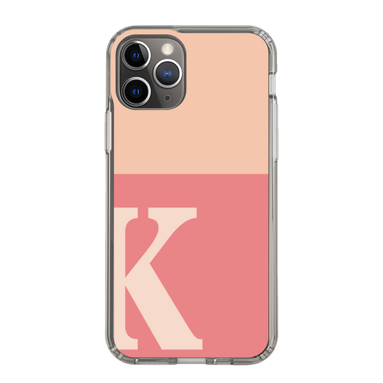 Slim Protection Case［ Original - initial two tone - K pink ］
