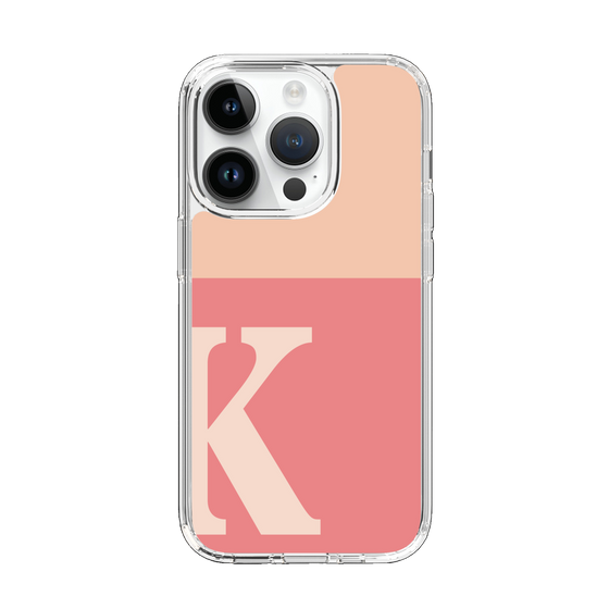 Slim Protection Case［ Original - initial two tone - K pink ］