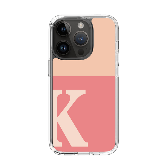 Slim Protection Case［ Original - initial two tone - K pink ］