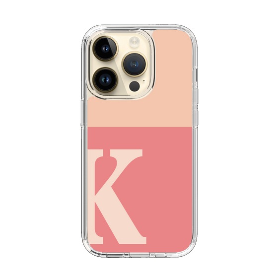 Slim Protection Case［ Original - initial two tone - K pink ］