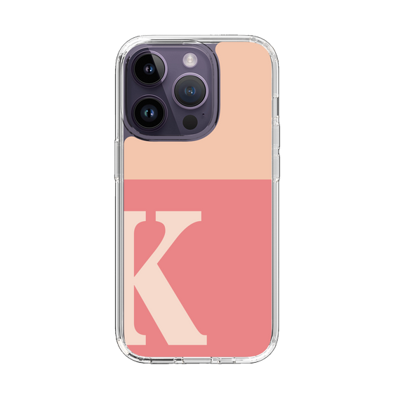 Slim Protection Case［ Original - initial two tone - K pink ］