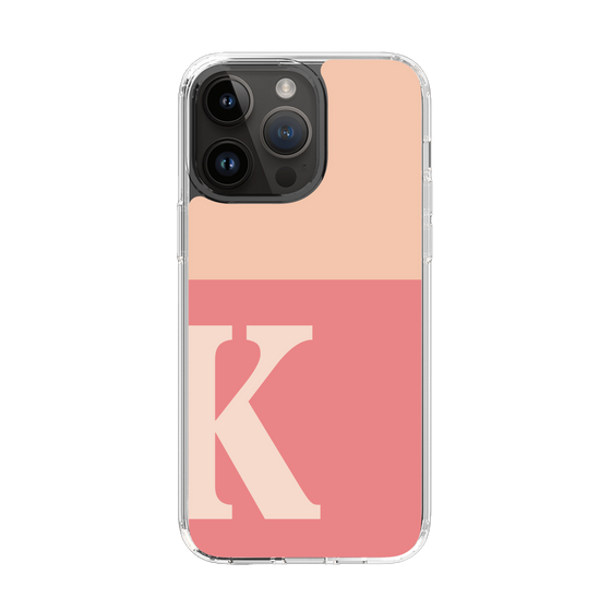 Slim Protection Case［ Original - initial two tone - K pink ］