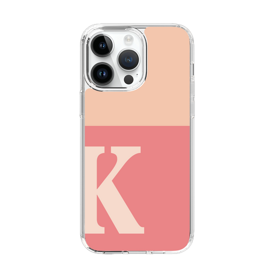 Slim Protection Case［ Original - initial two tone - K pink ］
