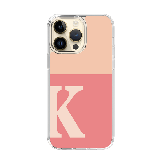 Slim Protection Case［ Original - initial two tone - K pink ］