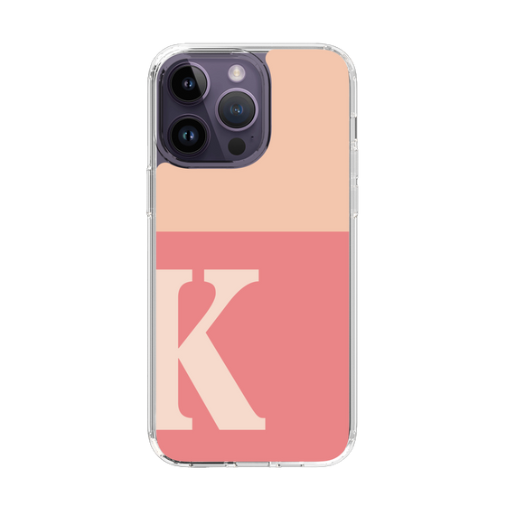 Slim Protection Case［ Original - initial two tone - K pink ］