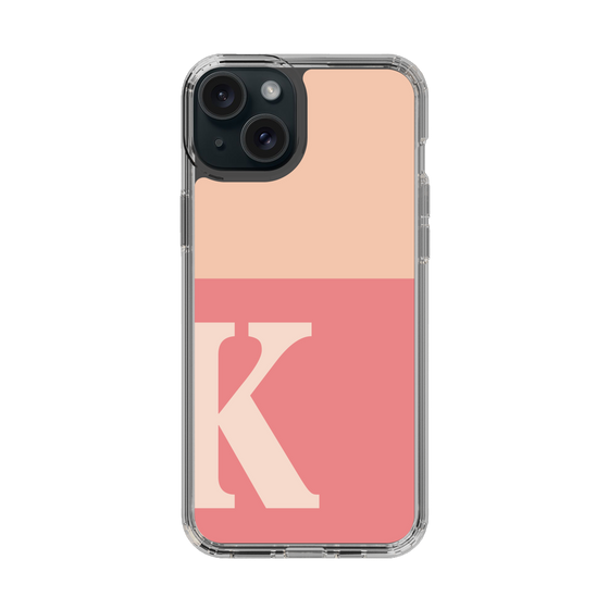 Slim Protection Case［ Original - initial two tone - K pink ］