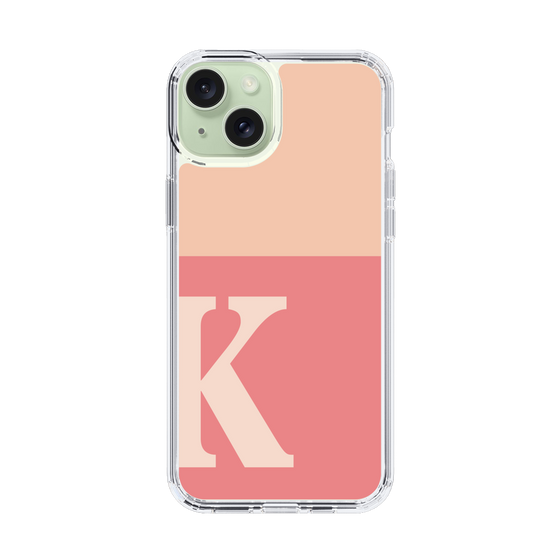 Slim Protection Case［ Original - initial two tone - K pink ］