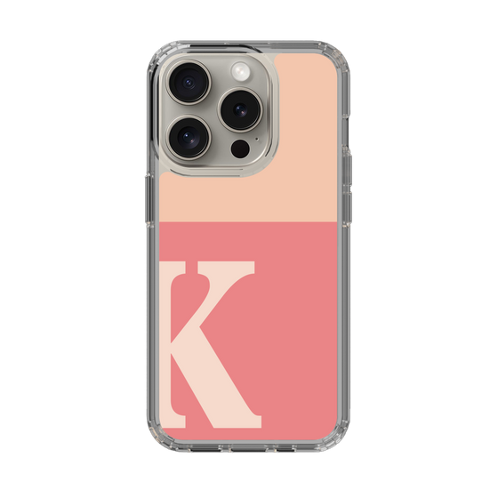 Slim Protection Case［ Original - initial two tone - K pink ］